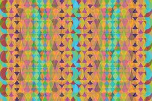 Ethnic zigzag pattern in retro colors, Aztec style seamless vector background