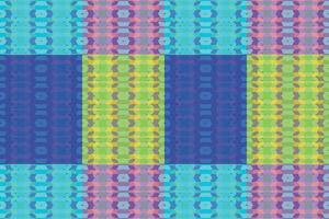 Ethnic zigzag pattern in retro colors, Aztec style seamless vector background