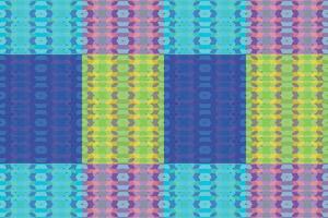 Ethnic zigzag pattern in retro colors, Aztec style seamless vector background