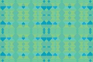 Ethnic zigzag pattern in retro colors, Aztec style seamless vector background