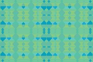 Ethnic zigzag pattern in retro colors, Aztec style seamless vector background