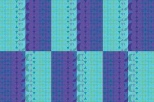 Ethnic zigzag pattern in retro colors, Aztec style seamless vector background