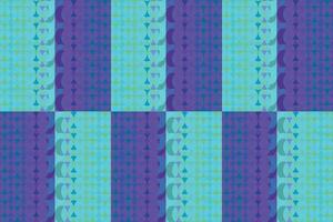 Ethnic zigzag pattern in retro colors, Aztec style seamless vector background