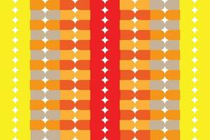 Ethnic zigzag pattern in retro colors, Aztec style seamless vector background