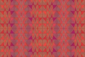 Ethnic zigzag pattern in retro colors, Aztec style seamless vector background