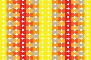 Ethnic zigzag pattern in retro colors, Aztec style seamless vector background