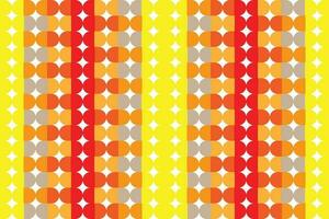 Ethnic zigzag pattern in retro colors, Aztec style seamless vector background