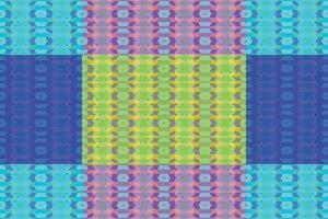 Ethnic zigzag pattern in retro colors, Aztec style seamless vector background