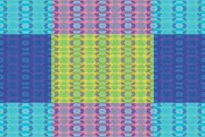 Ethnic zigzag pattern in retro colors, Aztec style seamless vector background