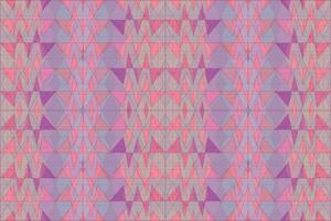 Ethnic zigzag pattern in retro colors, Aztec style seamless vector background