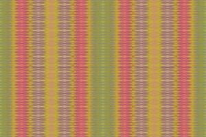 Ethnic zigzag pattern in retro colors, Aztec style seamless vector background