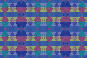 Ethnic zigzag pattern in retro colors, Aztec style seamless vector background