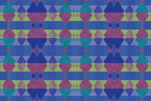 Ethnic zigzag pattern in retro colors, Aztec style seamless vector background