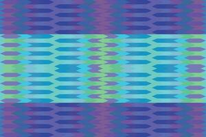 Ethnic zigzag pattern in retro colors, Aztec style seamless vector background