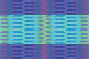 Ethnic zigzag pattern in retro colors, Aztec style seamless vector background