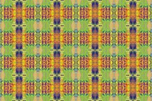 Ethnic zigzag pattern in retro colors, Aztec style seamless vector background