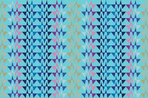 Ethnic zigzag pattern in retro colors, Aztec style seamless vector background