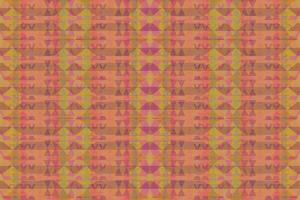 Ethnic zigzag pattern in retro colors, Aztec style seamless vector background