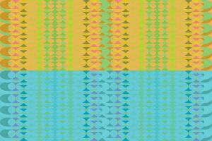 Ethnic zigzag pattern in retro colors, Aztec style seamless vector background