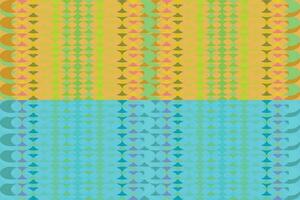 Ethnic zigzag pattern in retro colors, Aztec style seamless vector background