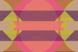 Ethnic zigzag pattern in retro colors, Aztec style seamless vector background