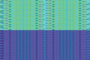 Ethnic zigzag pattern in retro colors, Aztec style seamless vector background