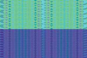 Ethnic zigzag pattern in retro colors, Aztec style seamless vector background