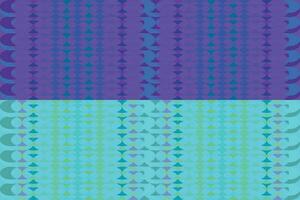 Ethnic zigzag pattern in retro colors, Aztec style seamless vector background
