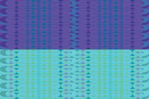 Ethnic zigzag pattern in retro colors, Aztec style seamless vector background