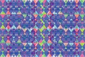 Ethnic zigzag pattern in retro colors, Aztec style seamless vector background