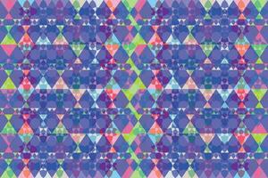 Ethnic zigzag pattern in retro colors, Aztec style seamless vector background