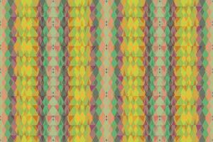 Ethnic zigzag pattern in retro colors, Aztec style seamless vector background