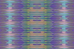 Ethnic zigzag pattern in retro colors, Aztec style seamless vector background