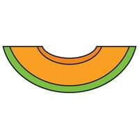 melon icon vector