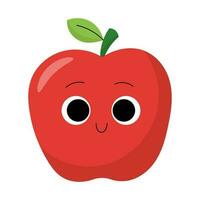 cute apple vector