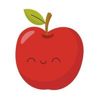 cute apple vector