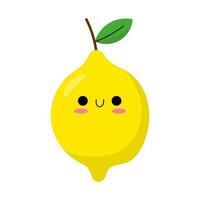 cute lemon vector