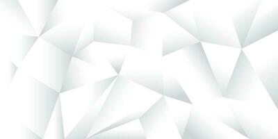 Abstract geometric white and gray color background with polygon, low poly pattern.Vector illustration. vector