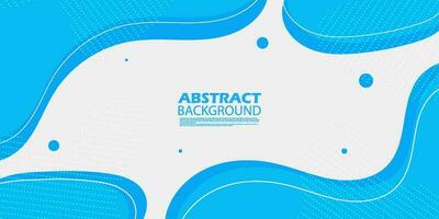 Simple blue bright abstract background with geometric shapes compotition. Colorful blue wave banner design. Popular elegant concept. Eps10 vector