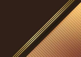 Modern style banner gold line pattern presentation premium background vector