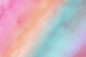 Abstract pastel watercolor background. Rainbow watercolour pattern vector