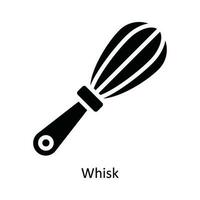 Whisk  Vector   solid Icon Design illustration. Kitchen and home  Symbol on White background EPS 10 File