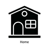 Home Vector   solid Icon Design illustration. Kitchen and home  Symbol on White background EPS 10 File