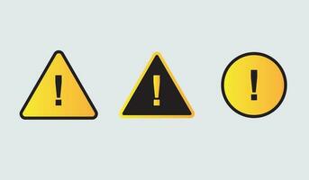 Warning Sign and Exclamation marks Collection vector