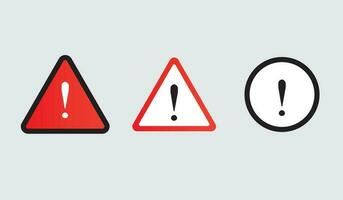 Warning Sign and Exclamation marks Collection vector