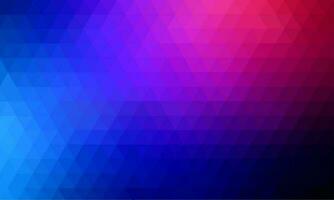 Blue Purple abstract background with triangles vector