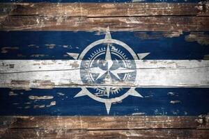 A maritime background texture with copy space created with technology. photo