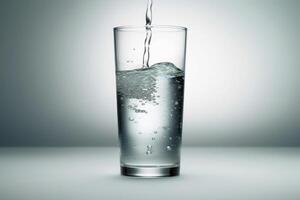 Clean water concept created with technology. photo