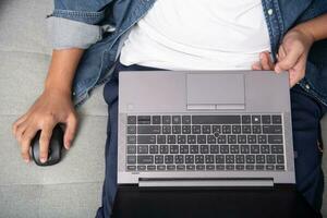 Business person working at home photo