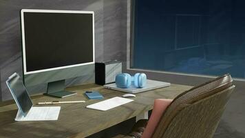 en el trabajando mesa crear desde 3d más rojo programa foto